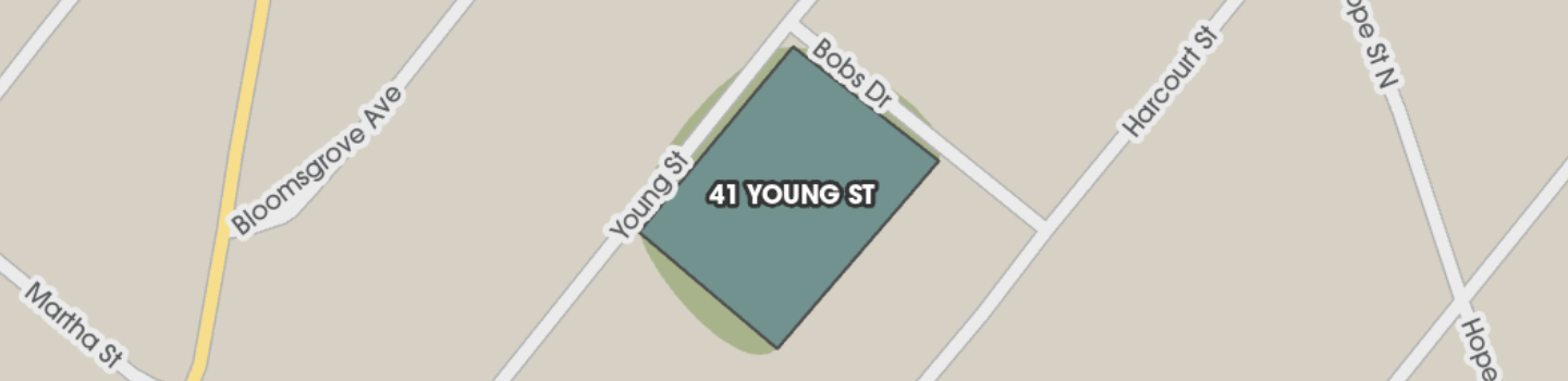 Map of 41 Young 